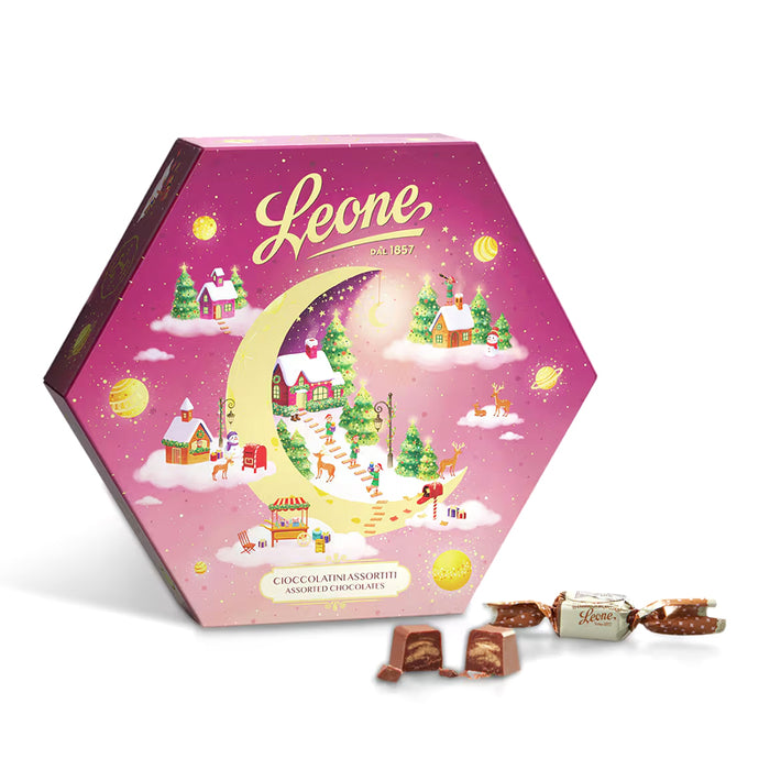 Confezione regalo di cioccolatini Leone 300g