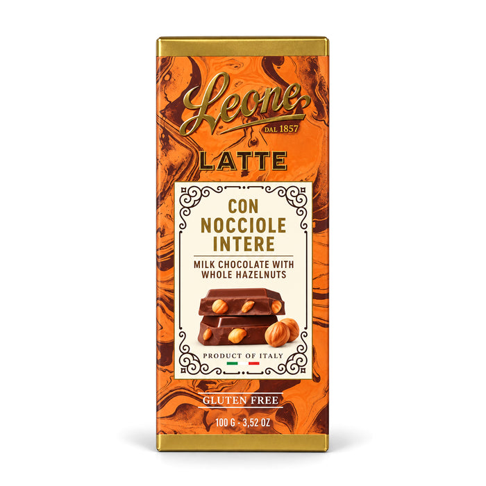 Tavolette al Latte con nocciole intere 100g