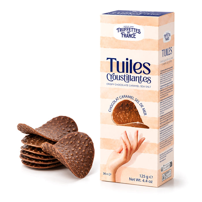 Petali di cioccolato al caramello salato 125g