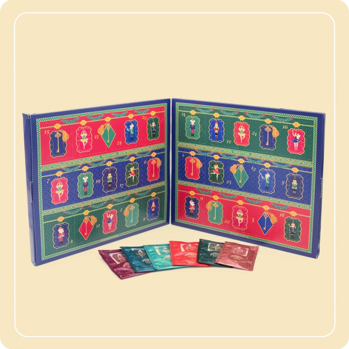 Calendario dell’Avvento “Schiaccianoci” con 24 tè e tisane BIO