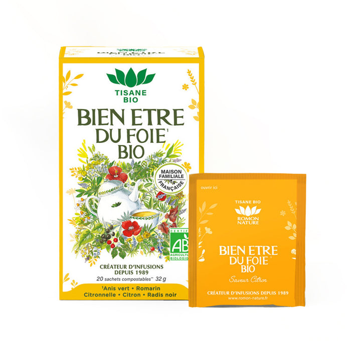 Tisana "Benessere del Fegato" BIO 20 filtri