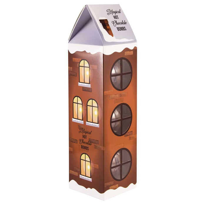 Torre con 3 Hot Chocolate Bombs con mini marshmallow 135g