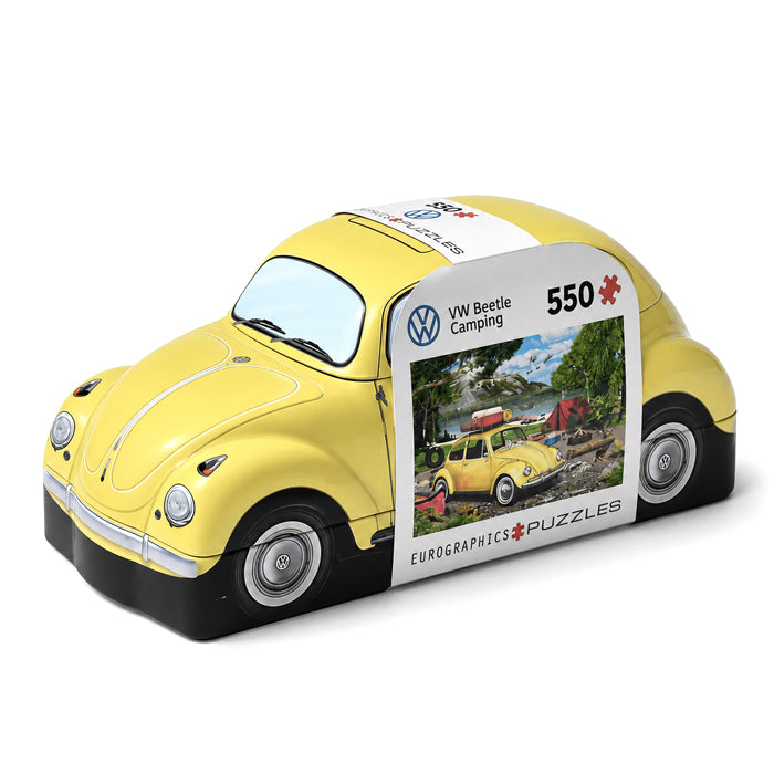 Volkswagen Beetle Giallo con Puzzle 550pz