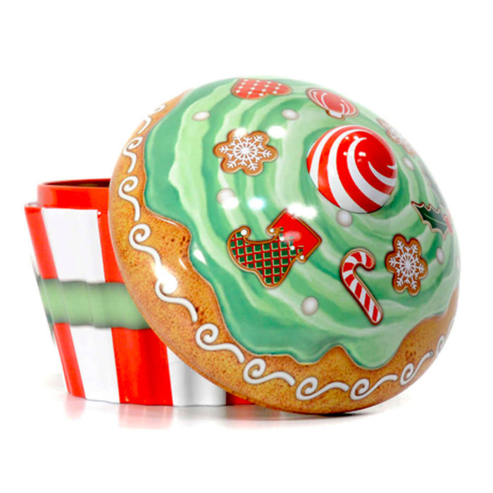 Biscottiera “Christmas Swirl Cupcake” con biscotti 150g