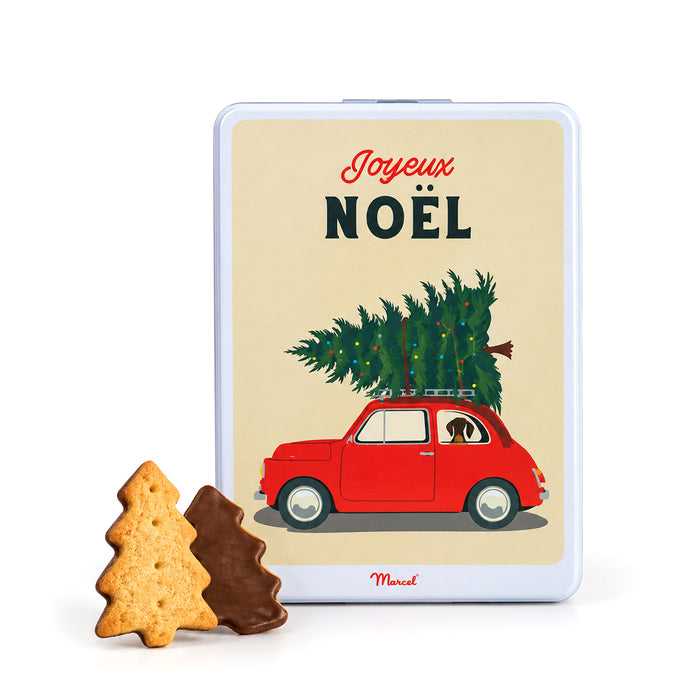Scatolina "Joyeux Noel" con Biscottini natalizi 45g