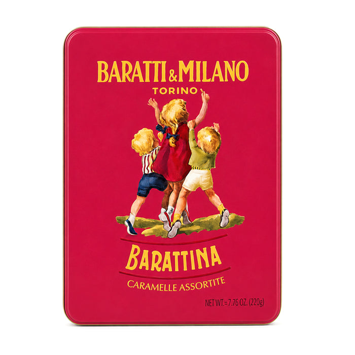 Caramelle Barattine alla frutta Latta 220g (rossa)