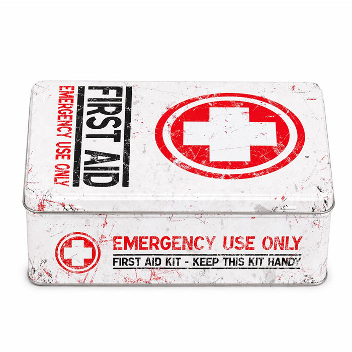 Scatola “First Aid Emergency Use Only” con Biscottini