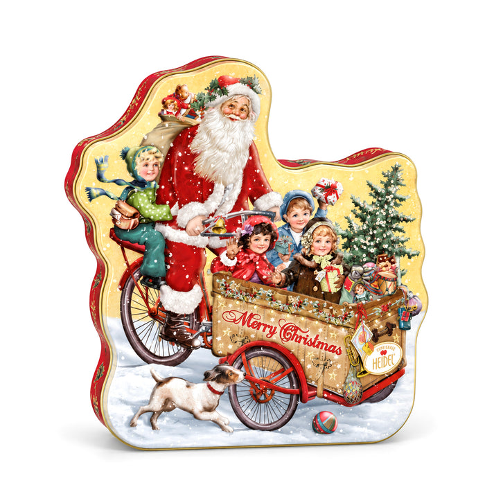 Babbo Natale in bici con cioccolatini 108g