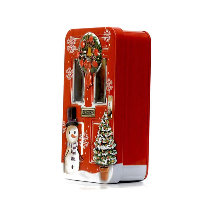 Mini Porta di Natale con Cioccolatini (rossa)