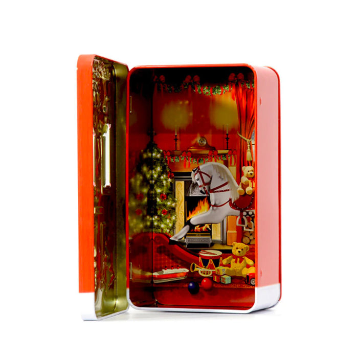 Mini Porta di Natale con Cioccolatini (rossa)