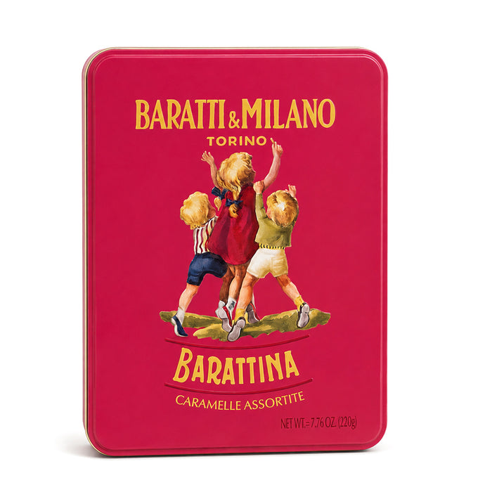 Caramelle Barattine alla frutta Latta 220g (rossa)