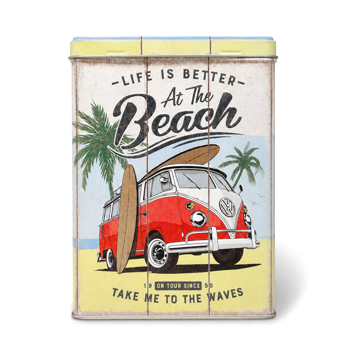 Scatola “Volkswagen Bulli at the Beach” con pasticcini