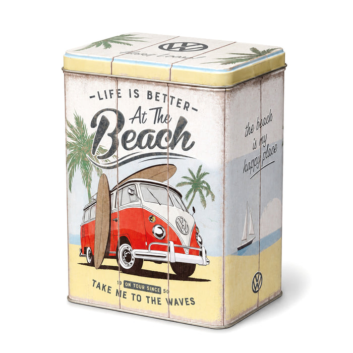 Scatola “Volkswagen Bulli at the Beach” con pasticcini