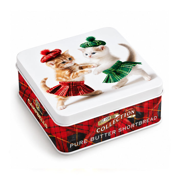 Scatola "Gattini in Kilt" con Shortbread scozzesi 90g
