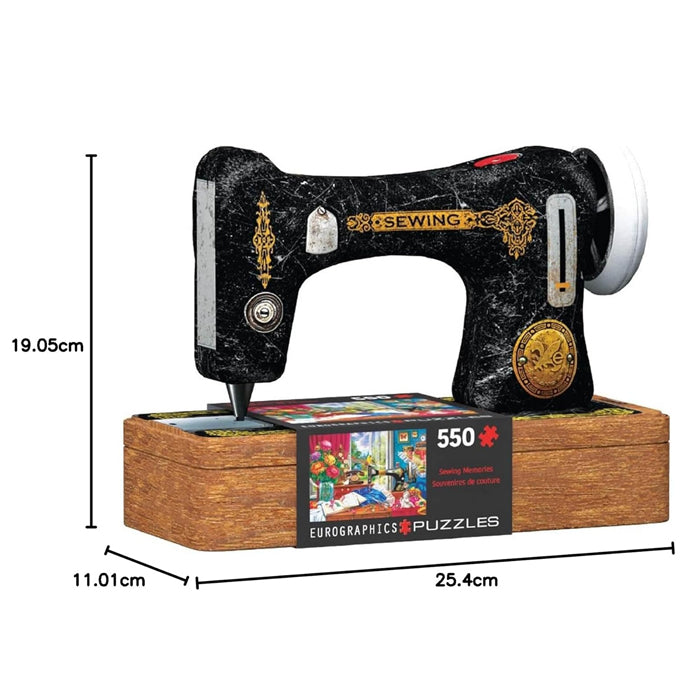 Macchina da cucire in latta con Puzzle 550pz