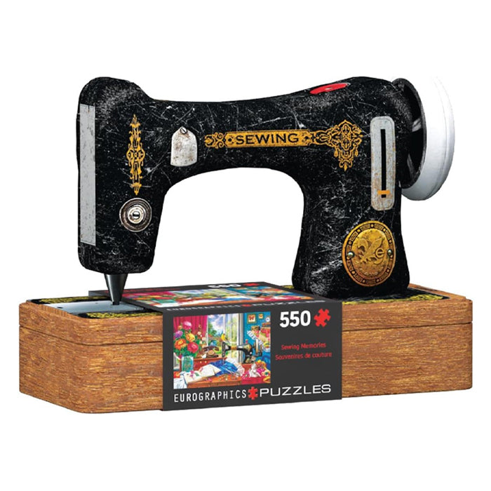 Macchina da cucire in latta con Puzzle 550pz