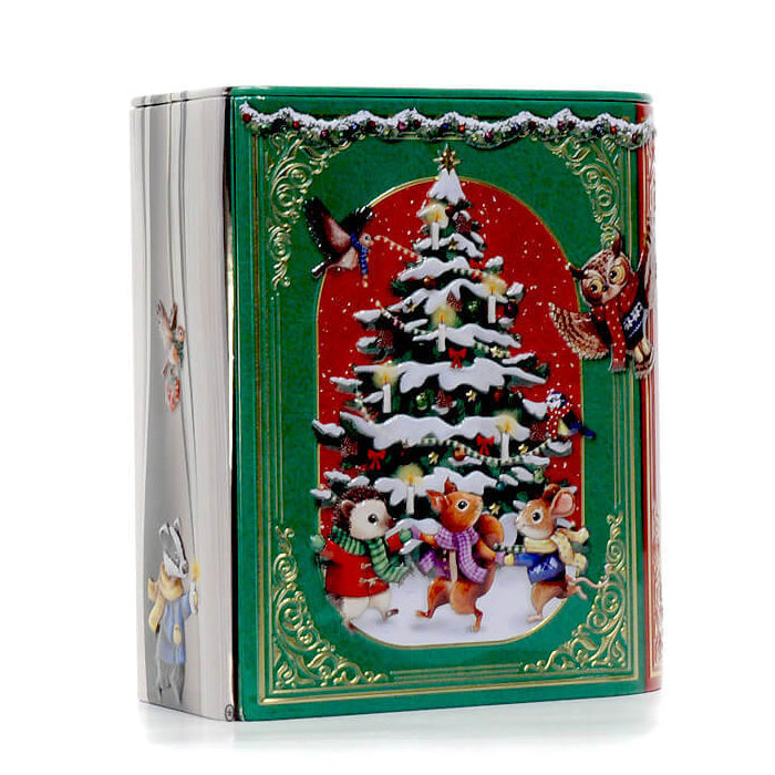 Libro ‘Christmas Melody’ con Cioccolatini al latte (verde)