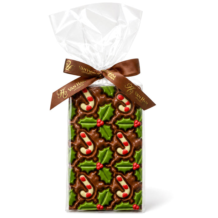 Milk bar decorated 'Candy Canes' 150g