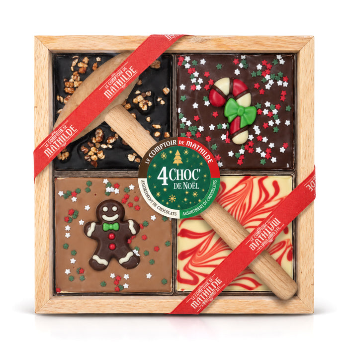 Maxi Christmas bar '4 Cioc' with Candy Cane 500g
