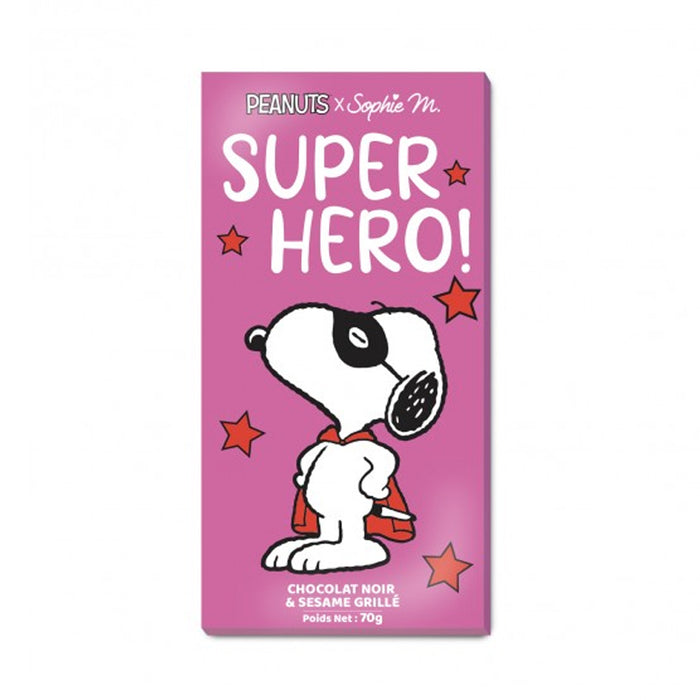 Tavoletta Fondente con Sesamo tostato "Snoopy" 70g