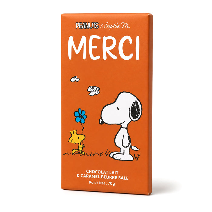 Tavoletta "Snoopy" Latte con Caramello salato 70g