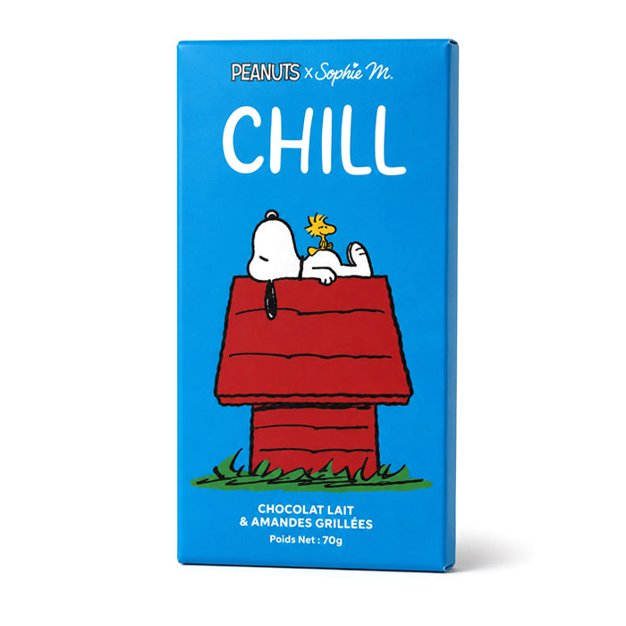 Tavoletta "Snoopy" Latte con Mandorle tostate 70g