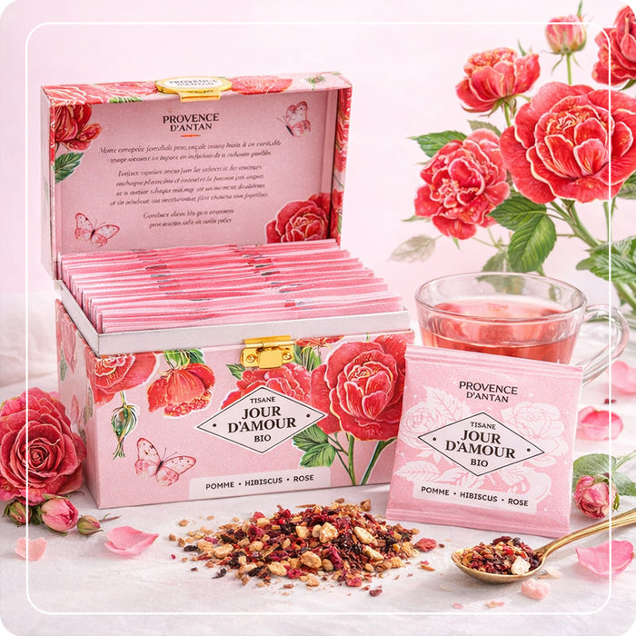 Cofanetto di Tisane “Jour d’Amour” Latta 20 filtri