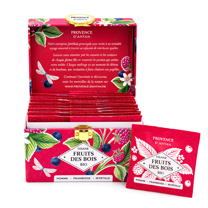Cofanetto di Tisane ai Frutti di Bosco Latta 20 filtri