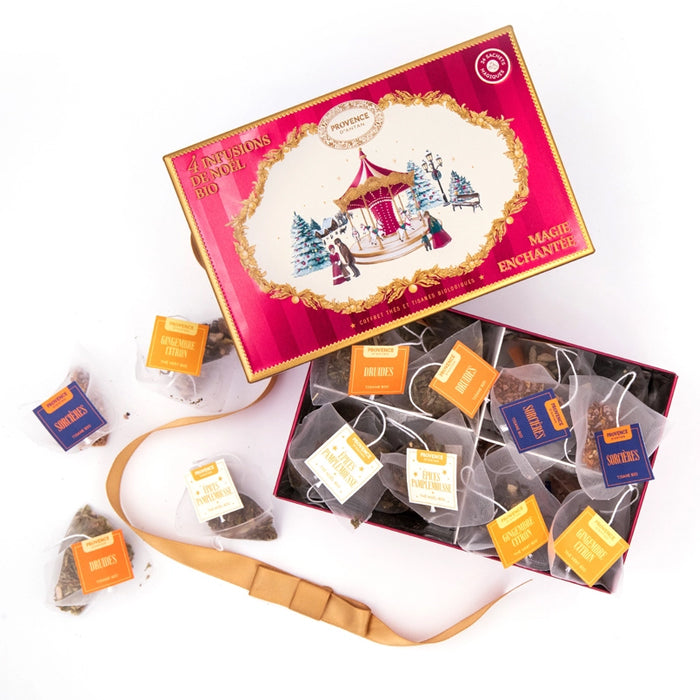 Confezione regalo Tè e Tisane “Magia Incantata” Latta 40 filtri