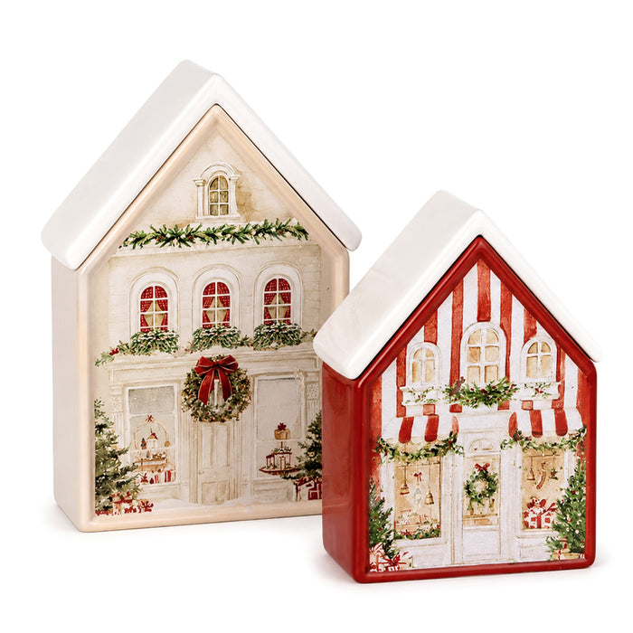 Casetta “Christmas House” con candela alla Cannella