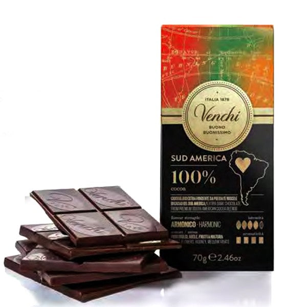 Dark chocolate bar 100% South America 70g