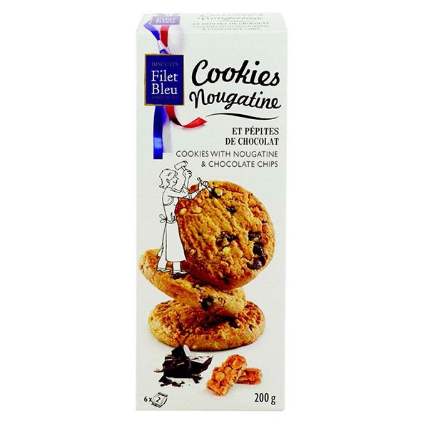 Cookies with Nougatine and Chocolate chips 200g
