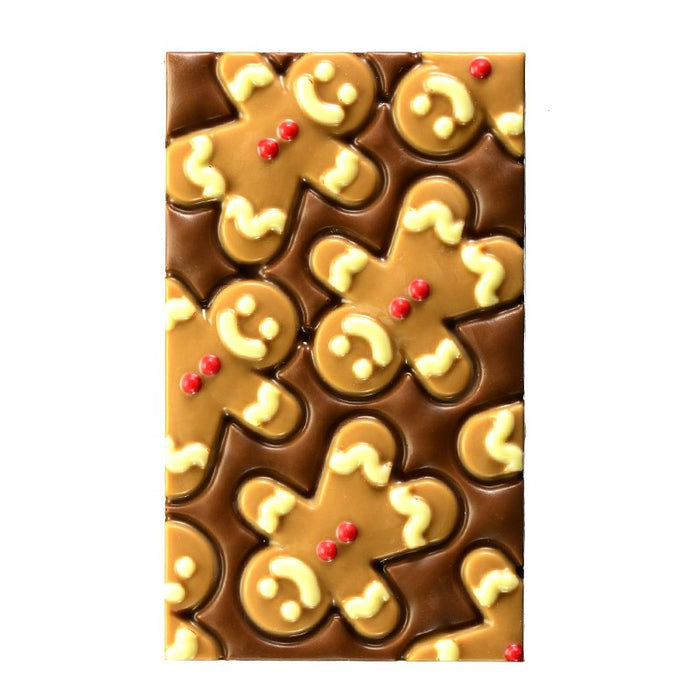 Milk tablet decorated with 'Gingerbread Man' 150g