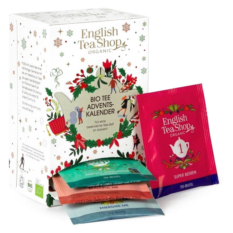 Organic 'Advent Tea Calendar' herbal teas Advent calendar — La