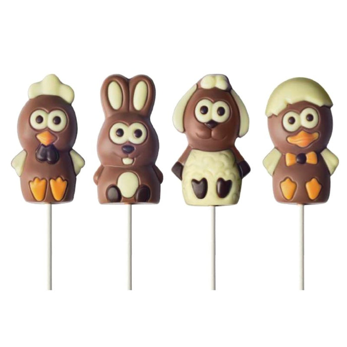 Chocolate Lollipops 'Easter Animals' 25g