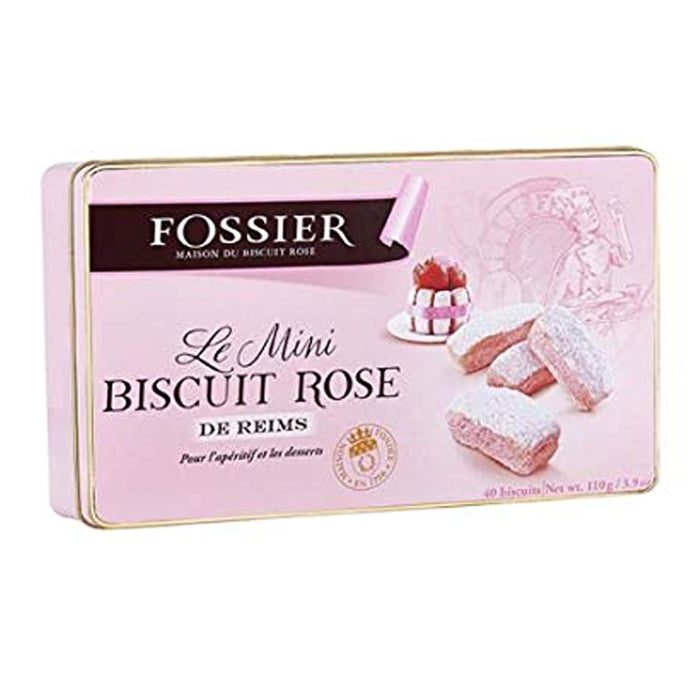 Mini pink biscuits from Reims box 110g