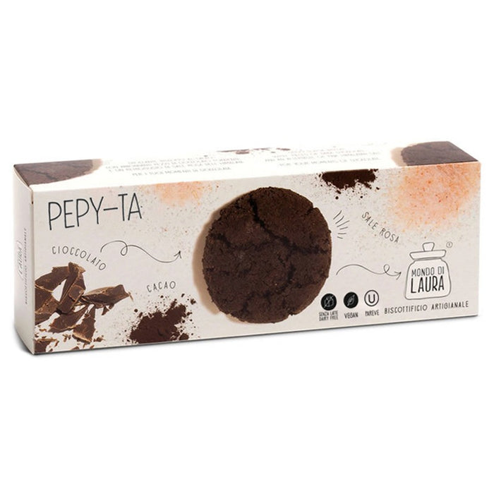 'Pepy-ta' biscuits with cocoa and pink salt 130g