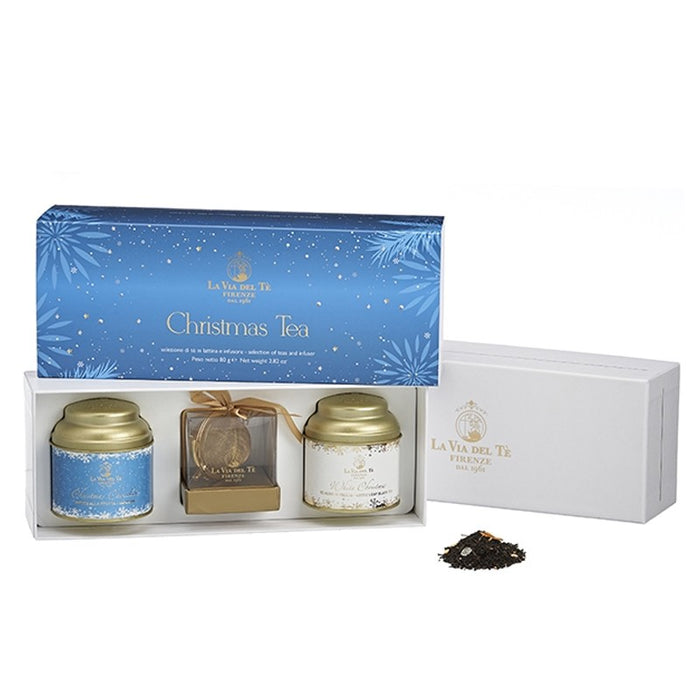 Light blue 'Christmas Tea' gift box