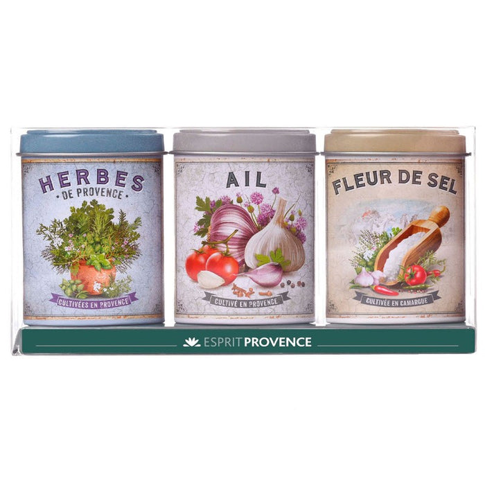 Herbs Garlic and fleur de sel de Provence 46g (set 3 pcs)