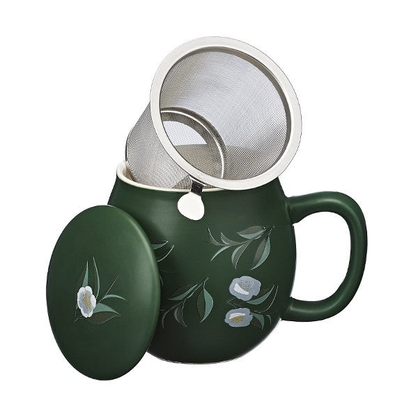 Forest green 'Camilla' infuser