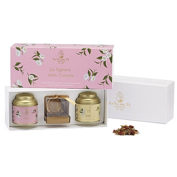 Pink gift box 'The Ladies of the Camellias'
