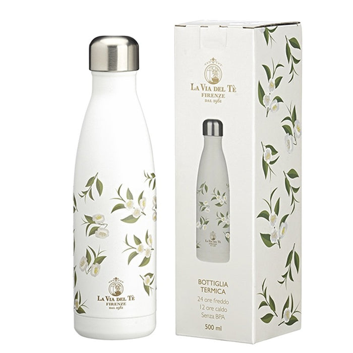 White 'Camilla' thermal bottle