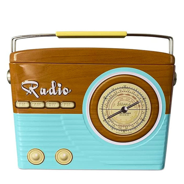 Retro radio with candies 200g (blue)