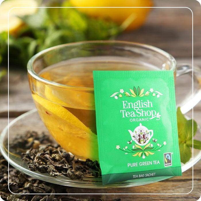 Pure organic green tea