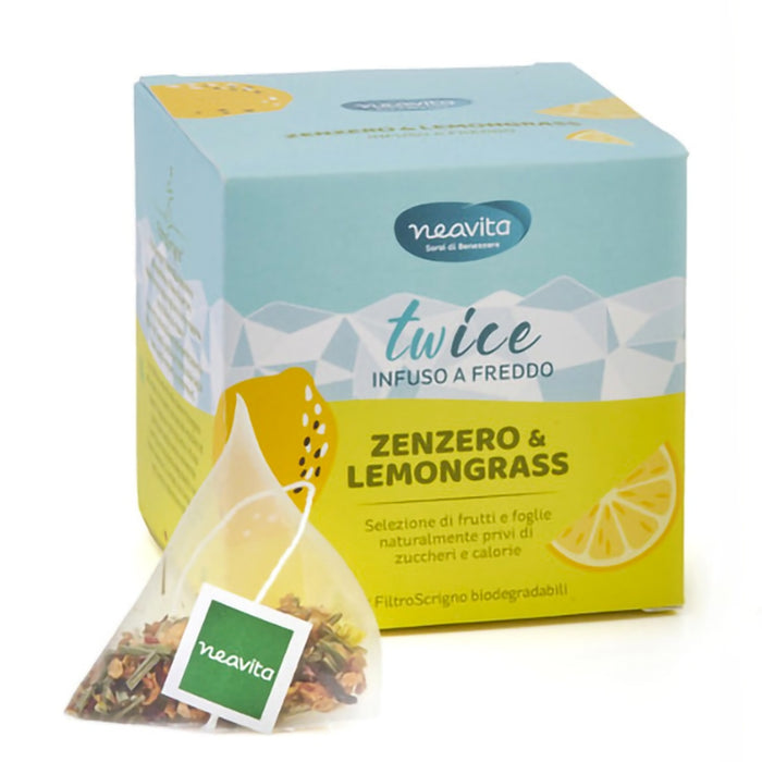 Cold Herbal Tea Twice Ginger and Lemongrass