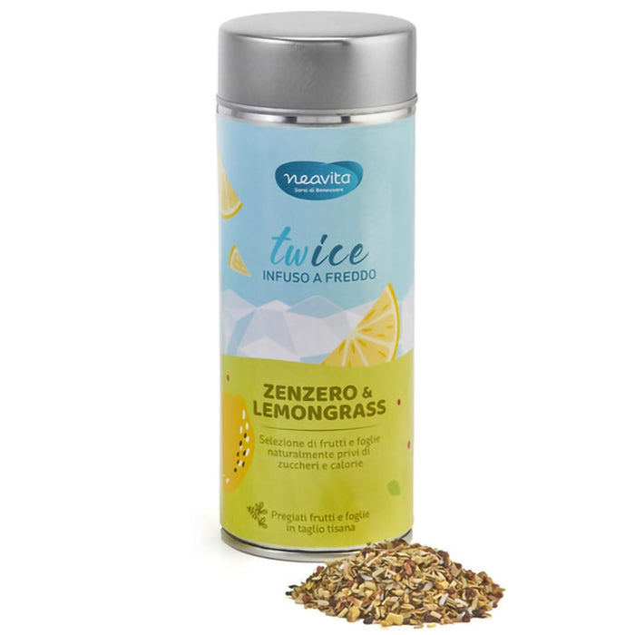 Cold Herbal Tea Twice Ginger and Lemongrass 90g