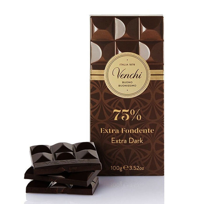 Dark chocolate bar 75% 100g