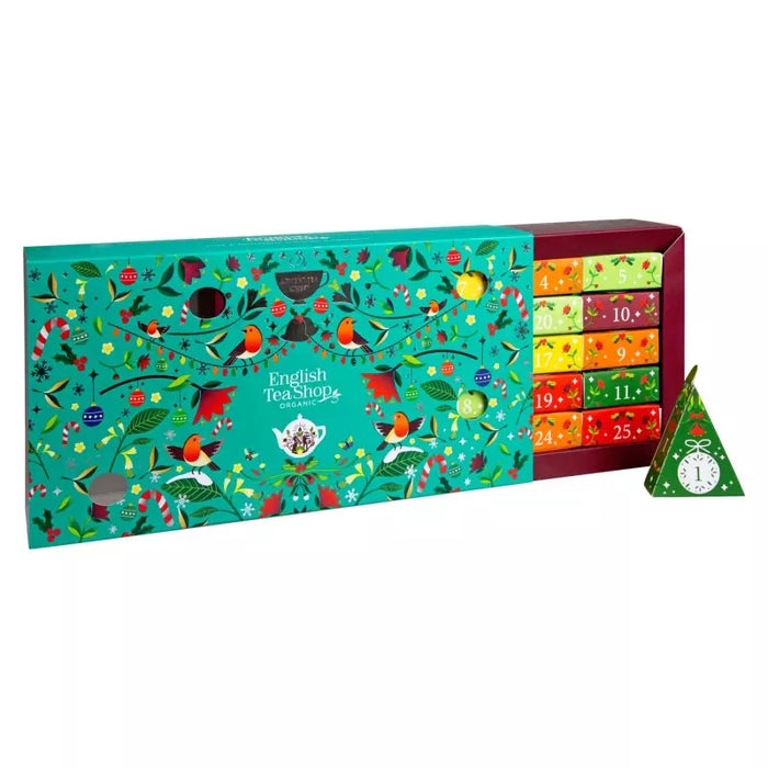 Advent calendar Box with organic tea and herbal teas