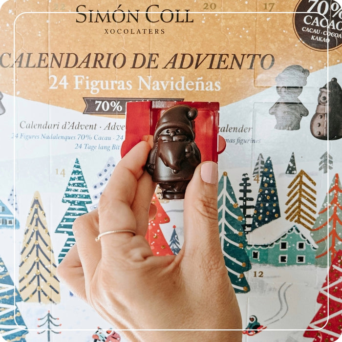 Advent Calendar 'Skating' with Dark Chocolates 216g